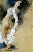 Eugene Delacroix Female Nude, Killed from Behind china oil painting reproduction